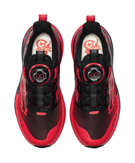 ANTA Children's Red Flame Comfortable Technology Trendy Low cut Running Shoes for Men and Women  VJSNEAKER