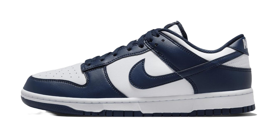 Nike Dunk Low White Midnight Navy  VJSNEAKER