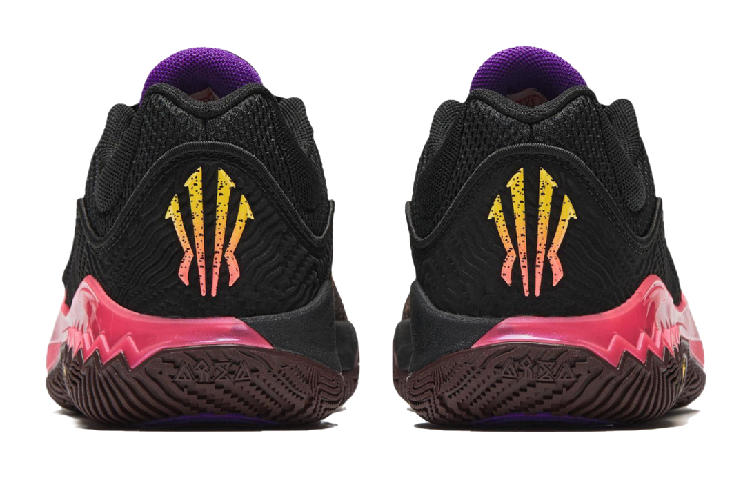 Anta KAI SPEED 2 Shock Absorbers Slip Resistant Abrasion Resistant Low top Basketball Shoes Mens Black Pink  VJSNEAKER