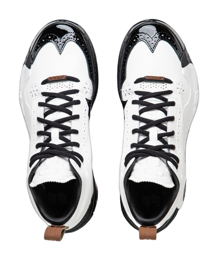 LiNing WOW 10 Gentleman Mid top Basketball Shoes Mens Black White  VJSNEAKER