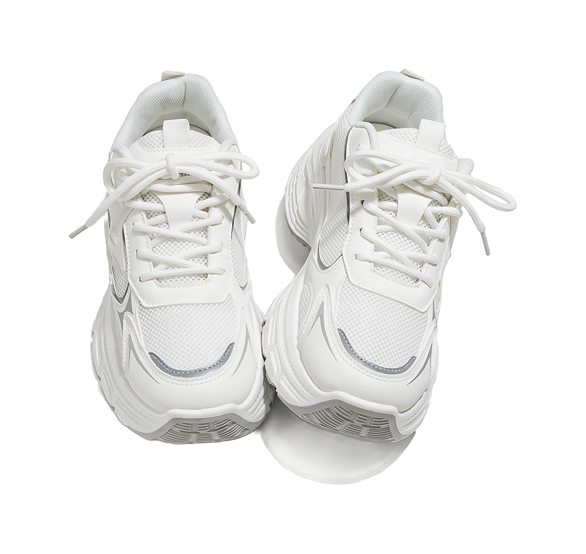 Warrior Low top Chunky Sneakers Women's Silver 