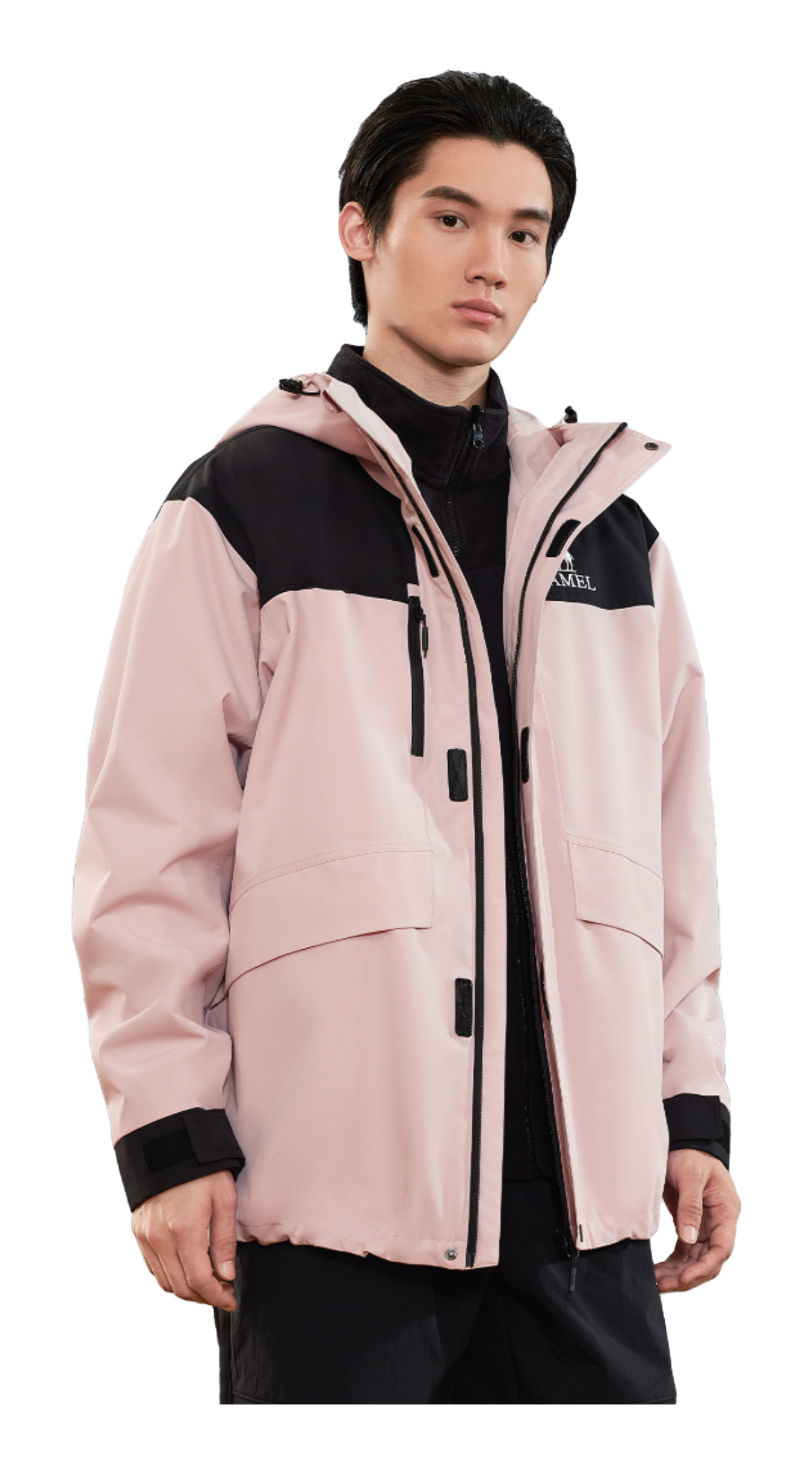 CAMEL All weather Windbreaker Jacket Mens  vjsneaker.com