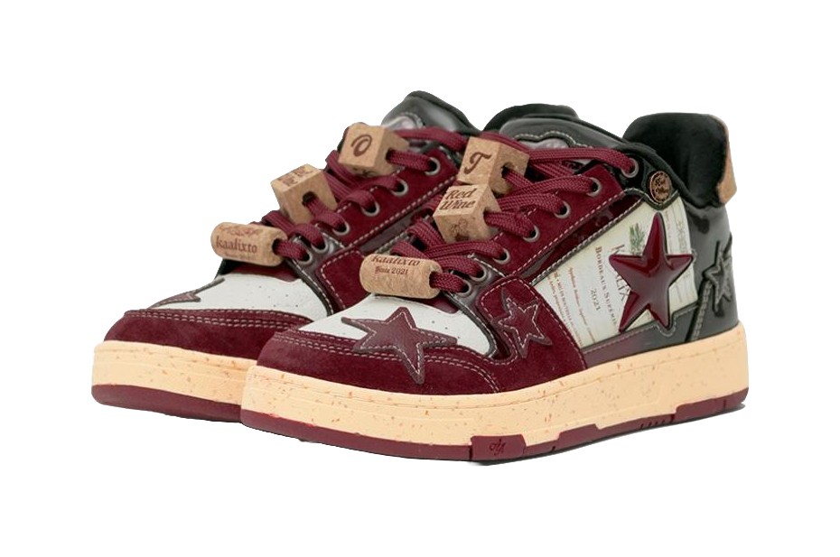 KAALIXTO Skateboarding Low 'Red Wine'