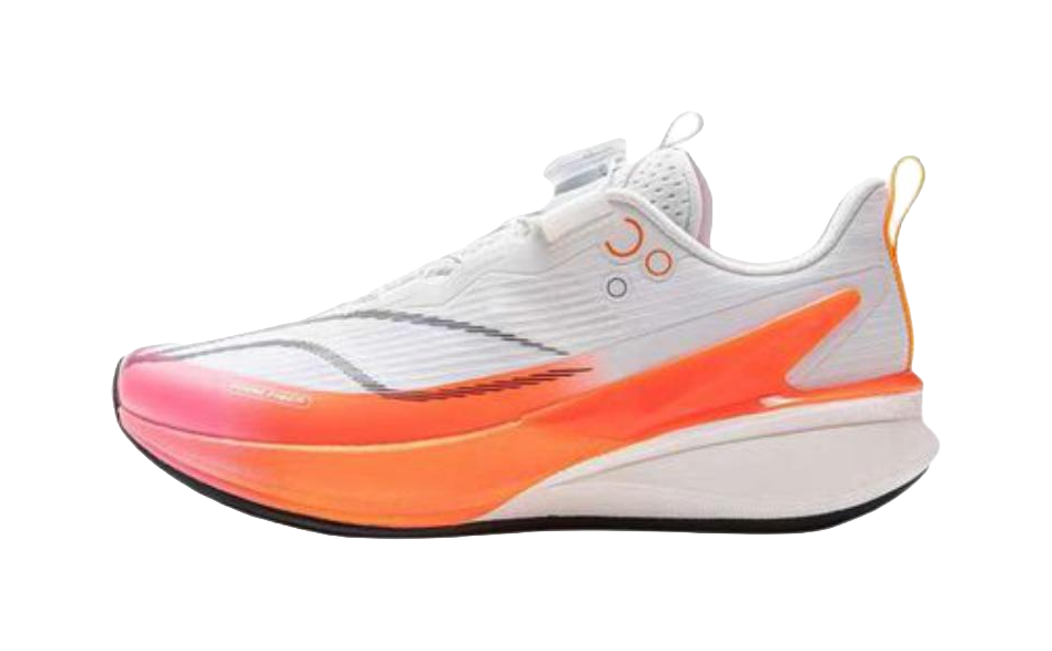 Li Ning Children's Red Rabbit 8 PRO Comfortable, Soft, Wear resistant, Rebound, Breathable Support Low cut Running Shoes White Pink Children's Edition  VJSNEAKER