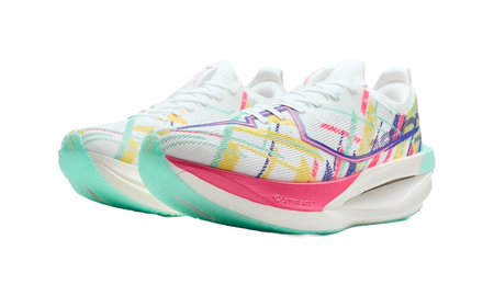 XTEP 160X 7.0 PRO "Tidal Flow" 974119110068-1 - Marathon Racing Shoe Unisex White Blue Pink