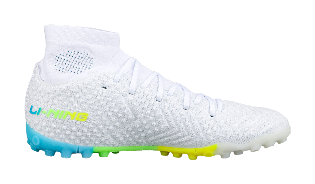 Li-Ning Shadow 2 "Green Color White" YSTU021-1 - Professional Turf Soccer Shoe Unisex