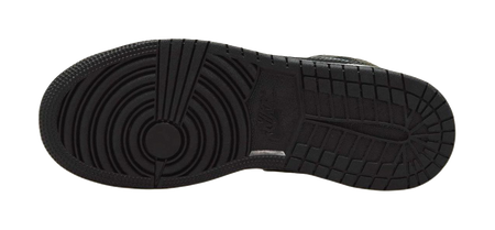 Jordan Air Jordan 1 Abrasion Resistant Mid Top Childrens Basketball Shoes Black  VJSNEAKER