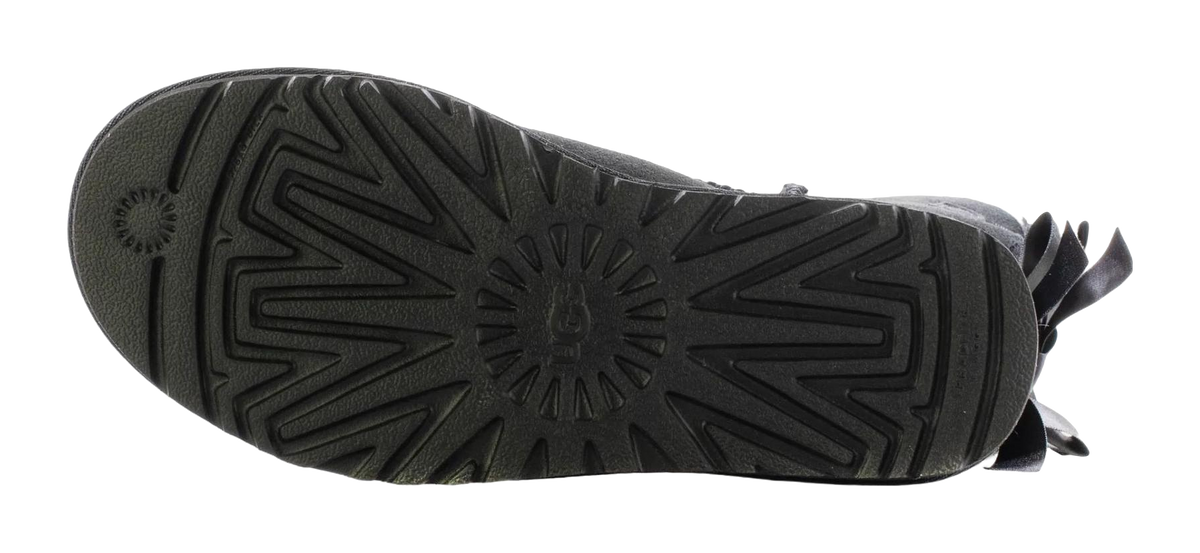 UGG Bailey Bow Ii Boot Black Womens  vjsneaker.com