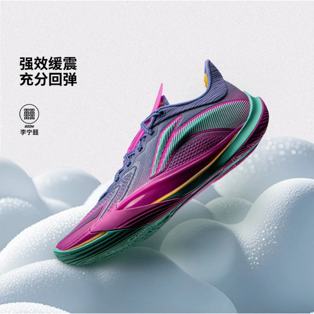 Li-Ning Sonic 13 V2 "Blue/Pink" ABAV075-2 - Basketball Shoe Unisex