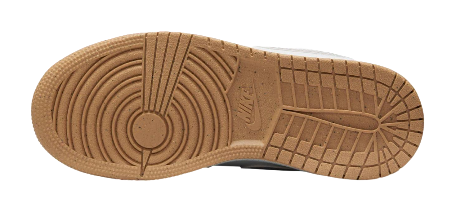 Jordan Air Jordan 1 Slip Resistant Shock Absorbers Low Top Kids Skateboarding Shoes White  VJSNEAKER