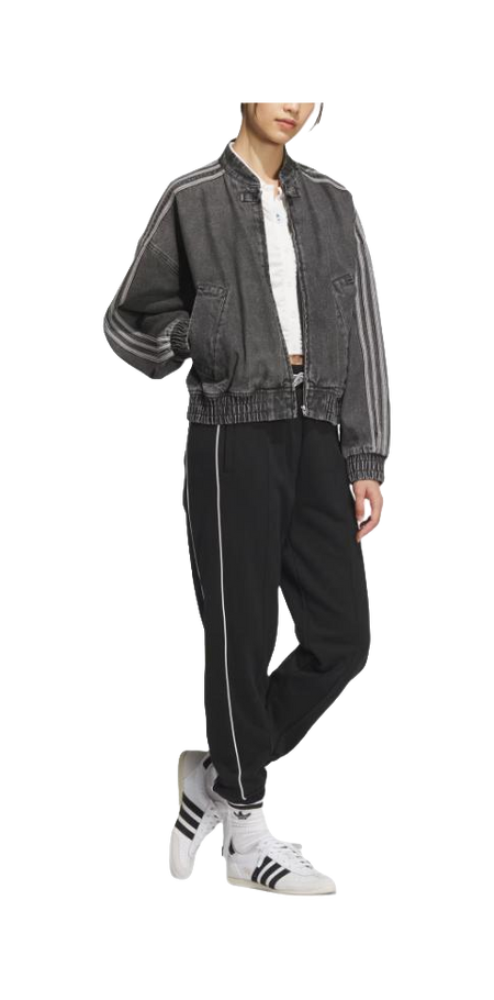 Adidas Originals CTT Jacket Womens Medium Denim Black  vjsneaker.com