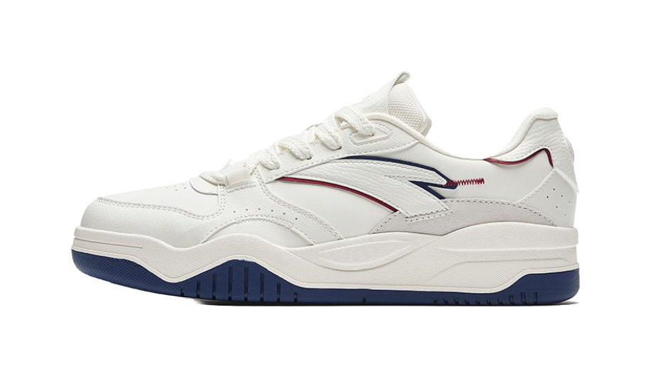 Anta Wave 3 Breathable Low top Skateboard Shoes Men's White Blue 