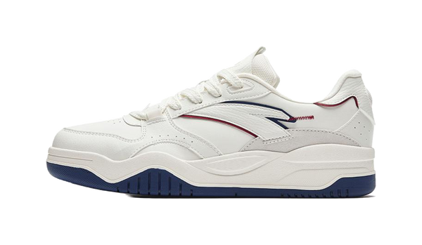 Anta Wave 3 Breathable Low top Skateboard Shoes Men's White Blue 