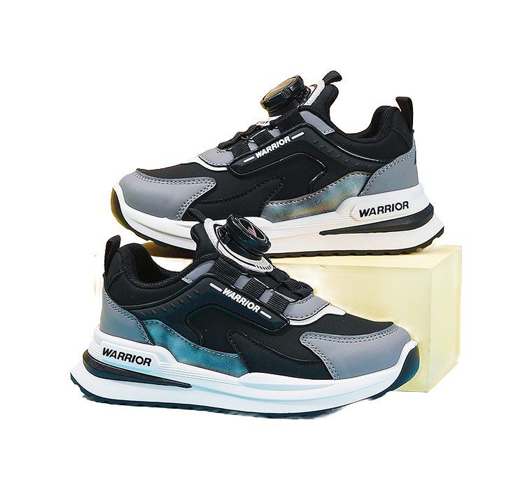 Warrior Slip Resistant Anti Kick Cushioning Abrasion Resistant Low top Kids' Running Shoes Kids 