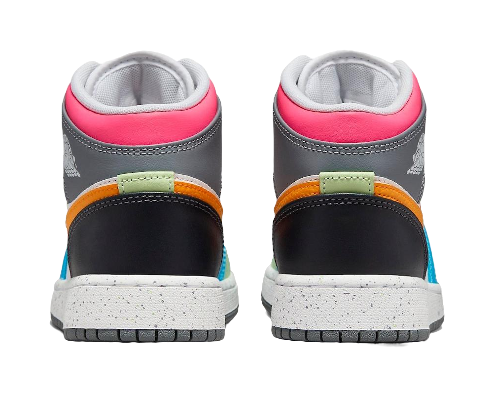 Air Jordan 1 Mid SE GS Multi-Color  vjsneaker.com