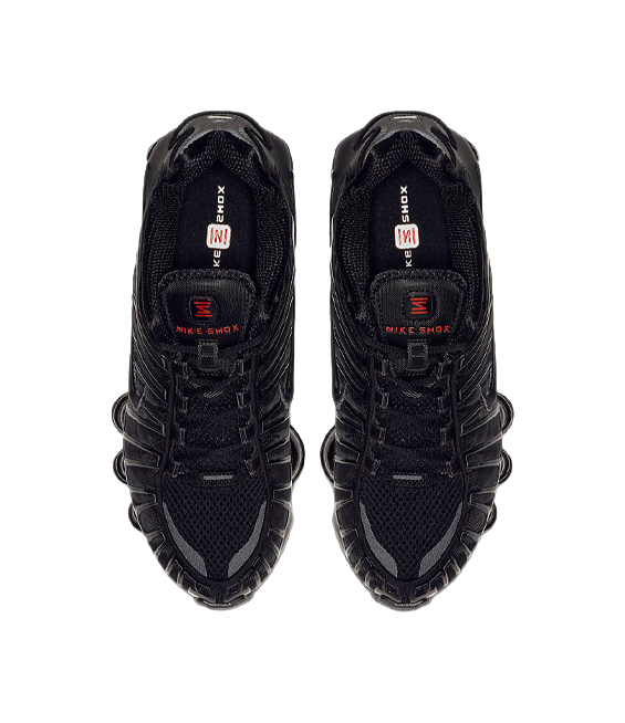 Nike Shox Tl Black Max Orange Womens  vjsneaker.com