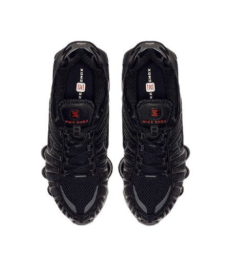 Nike Shox Tl Black Max Orange Womens  vjsneaker.com