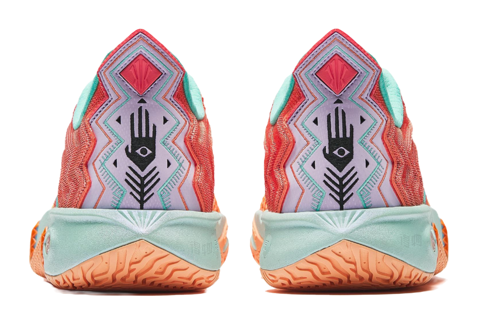 Anta KAI 2 "Sun" 112531111S-6 - Kyrie Irving Basketball Shoe Unisex Orange Blue