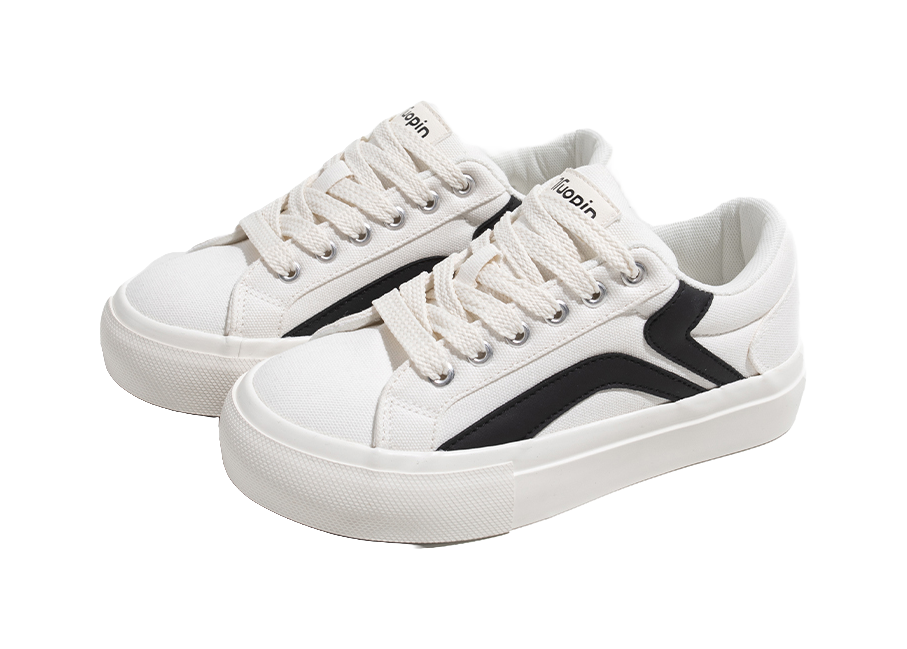 TUOPIN Pie Shoes - Fall/Winter Low-Top Canvas Unisex Sneakers, Slip-Resistant & Lightweight 