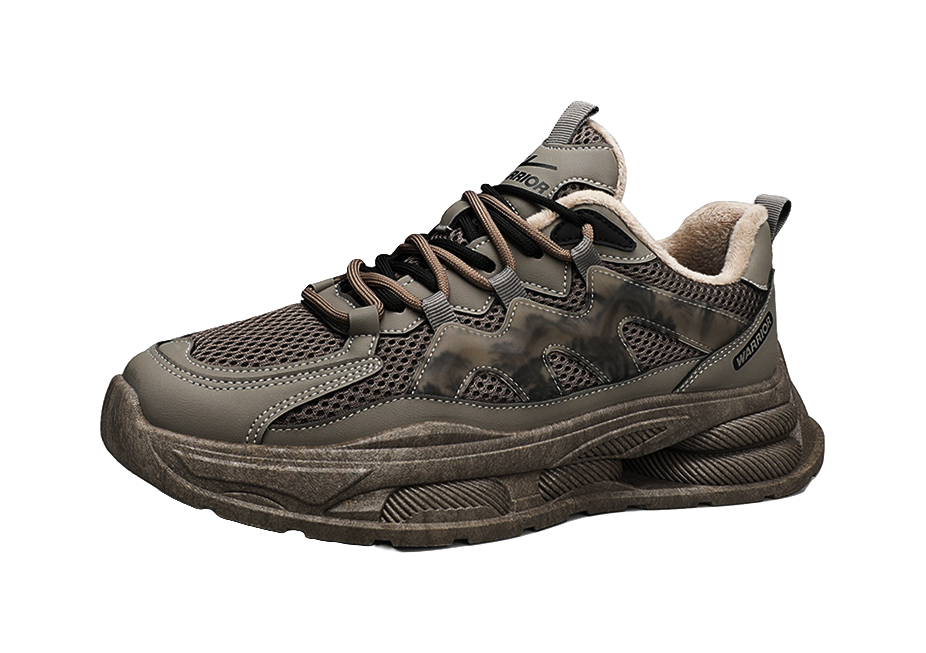 WARRIOR Chunky Sneakers Unisex Low top Gray 