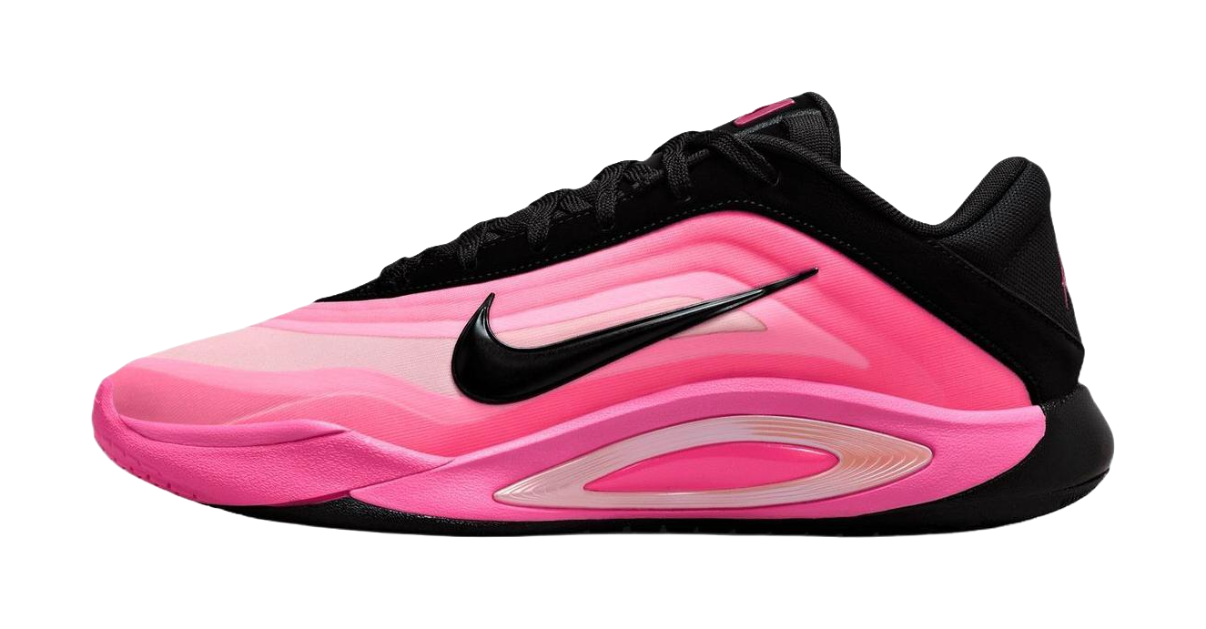 Nike AOne Anti Slip Wear Resistant Low Top Basketball Shoes Womens Pink Black  VJSNEAKER