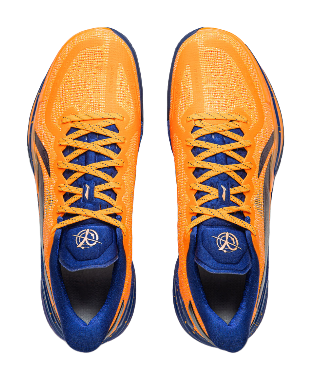 LiNing Gamma Cushioning, Slip Resistant, And Abrasion Resistant Low Top Basketball Shoes Mens Orange  VJSNEAKER