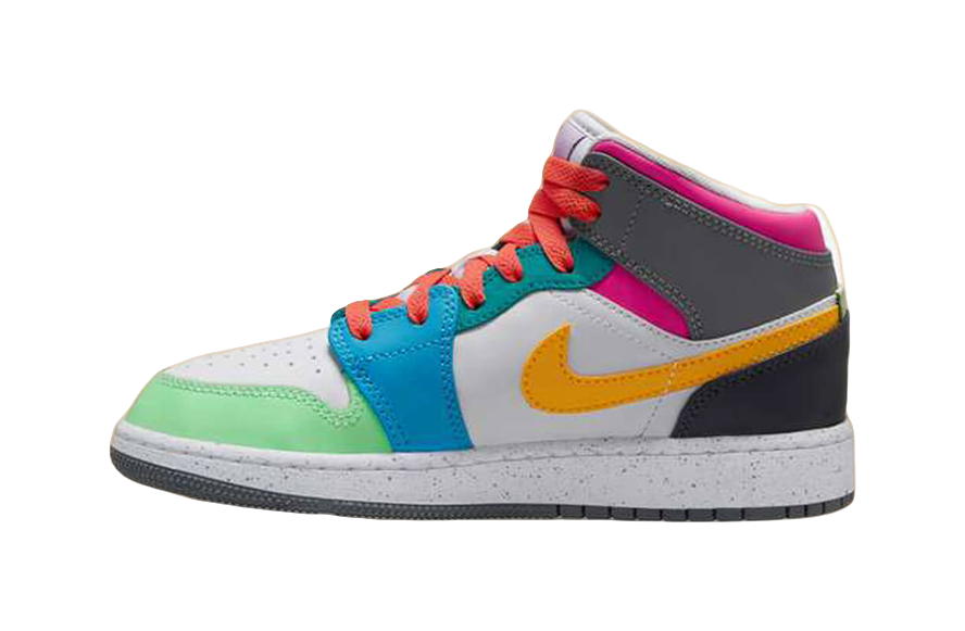 Air Jordan 1 Mid SE GS Multi-Color  vjsneaker.com