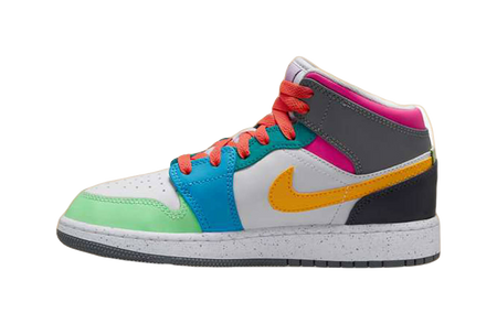 Air Jordan 1 Mid SE GS Multi-Color  vjsneaker.com