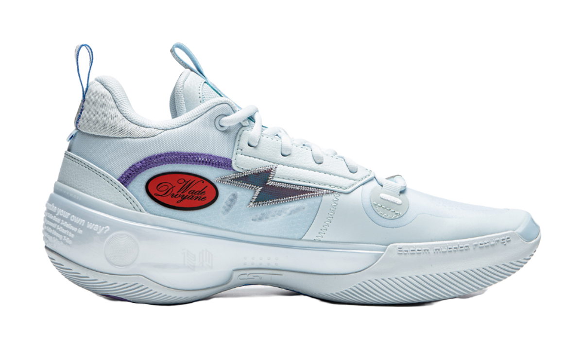 LiNing WOW 10 Way Of Wade 10 Slip Resistant Abrasion Resistant Low top Basketball Shoes Mens Light Blue  VJSNEAKER