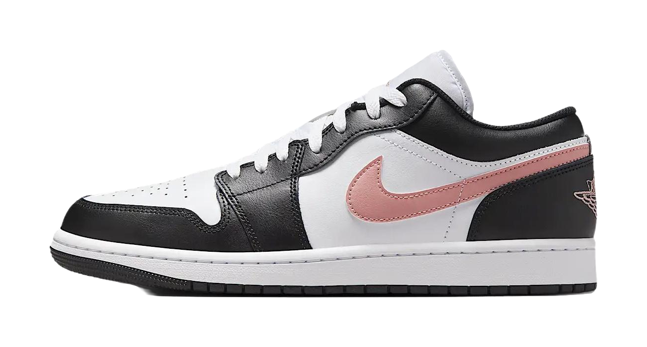 Jordan 1 Low Black Rust Pink  vjsneaker.com