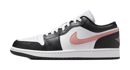 Jordan 1 Low Black Rust Pink  vjsneaker.com