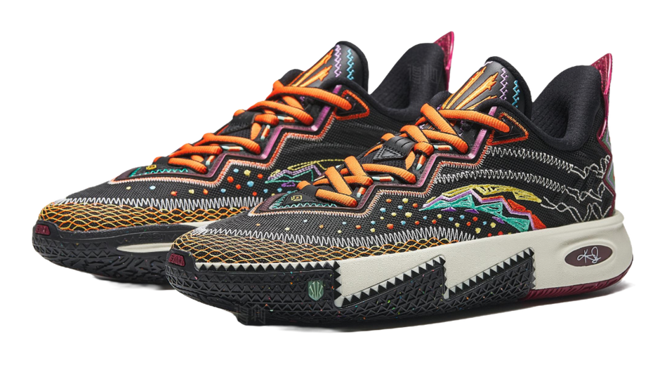 ANTA KAI 2 "Birthday" "Solar Return" - Basketball Shoes Men‘s Black Green Orange