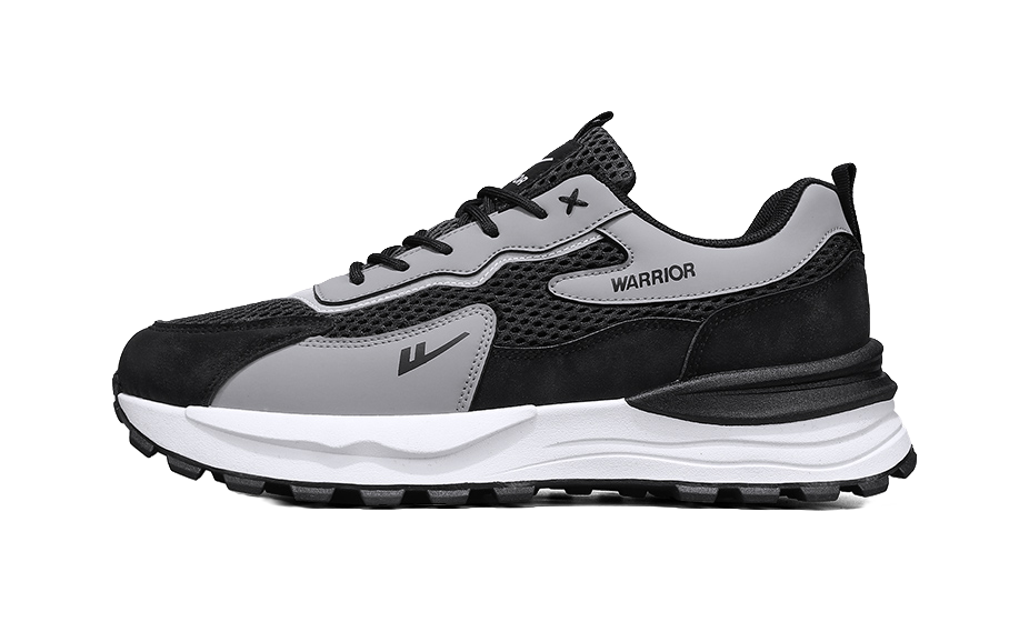 Warrior Cushioning, Slip Resistant, Abrasion Resistant, Lightweight, Height Increasing Low top Casual Shoes Mens  VJSNEAKER