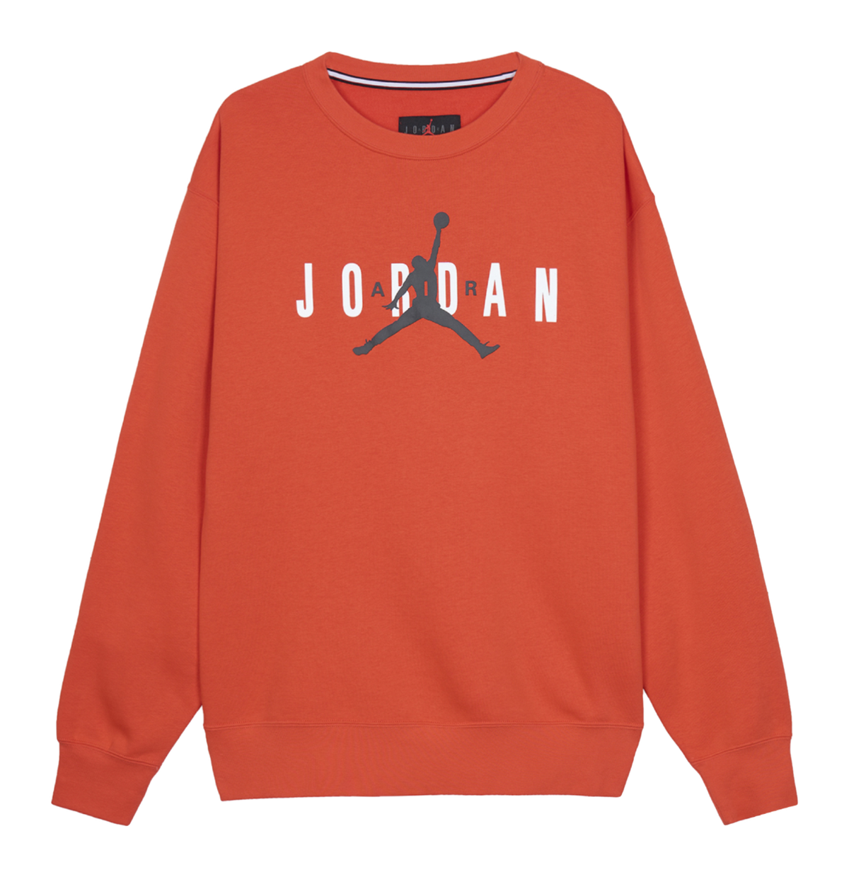 Jordan Sweatshirts Mens Red Crew Neck Moderate Regular  vjsneaker.com