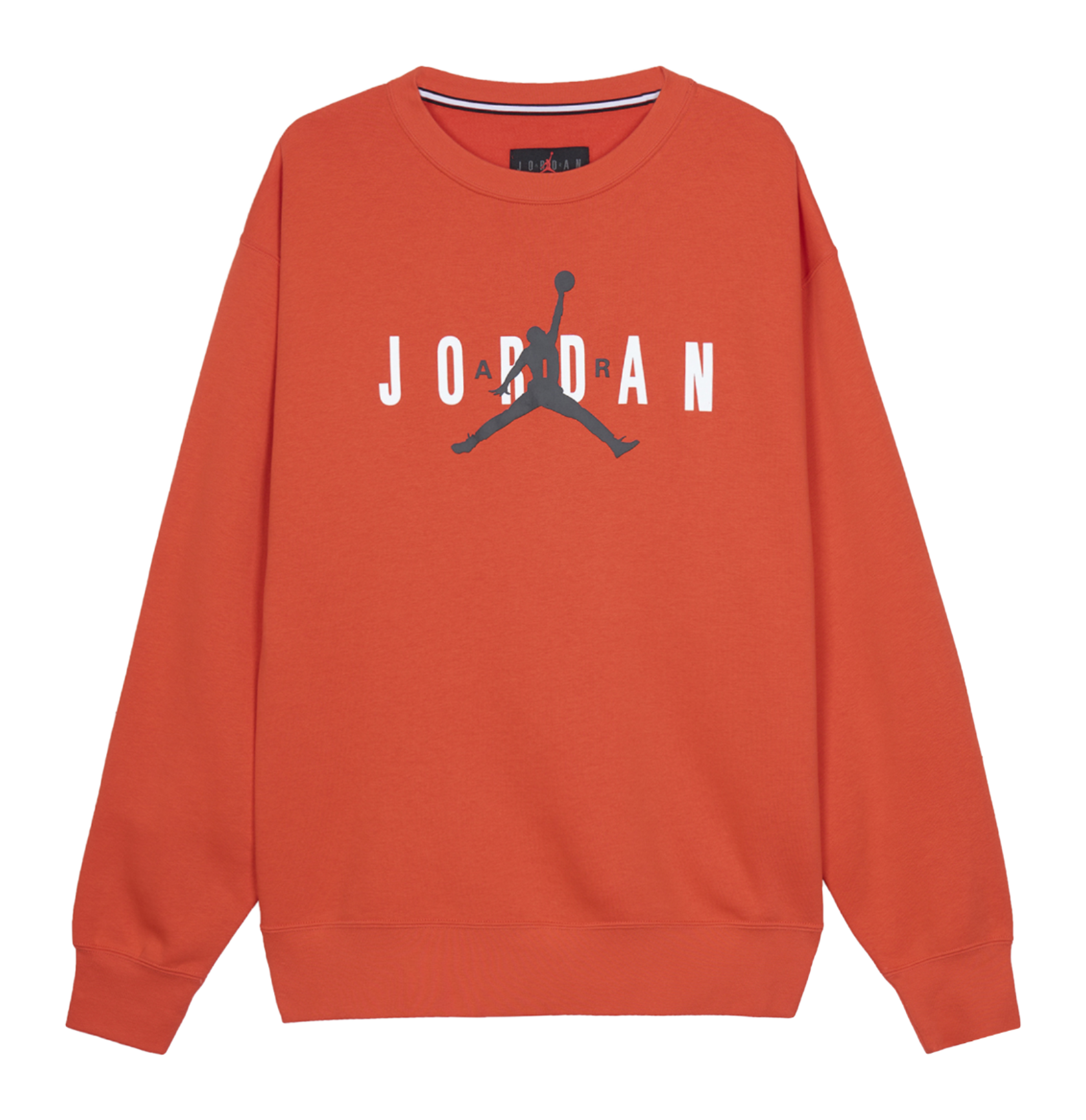Jordan Sweatshirts Mens Red Crew Neck Moderate Regular  vjsneaker.com