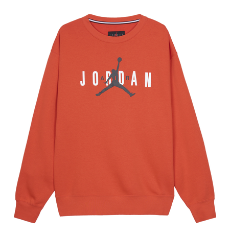 Jordan Sweatshirts Mens Red Crew Neck Moderate Regular  vjsneaker.com