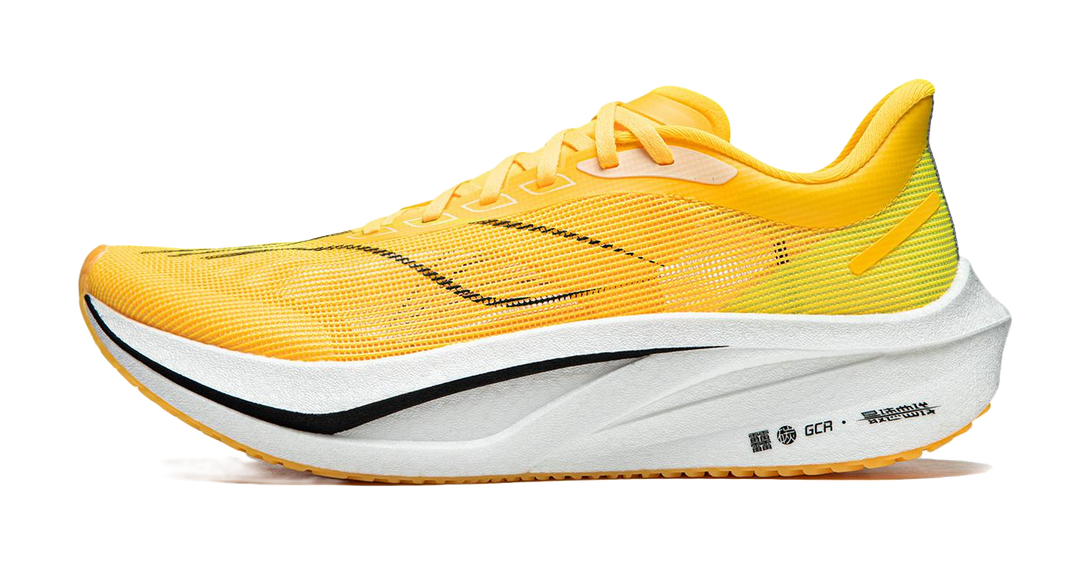 LINING Feidian 4 Challenger Running Shoes Men's Low top Yellow 