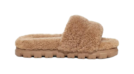 UGG Cozetta Curly Slide Chestnut Womens  vjsneaker.com