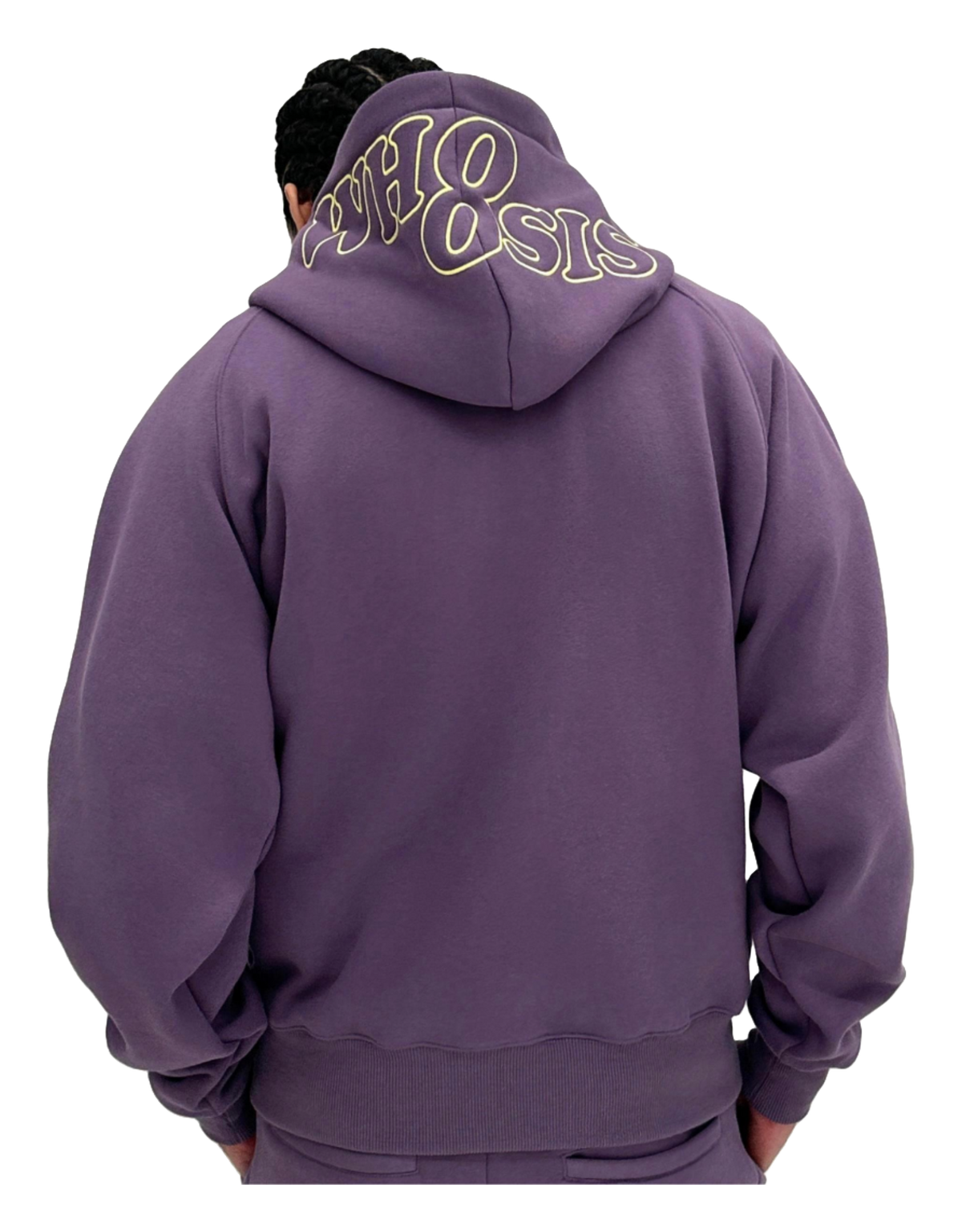 WHOOSIS letter embroidery logo hoodie casual loose China-Chic pullover multicolor plush autumn and winter sweater for men and women  vjsneaker.com