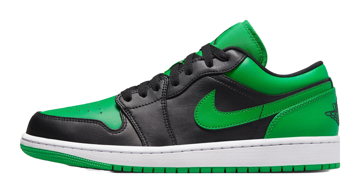 Jordan 1 Low Lucky Green  vjsneaker.com