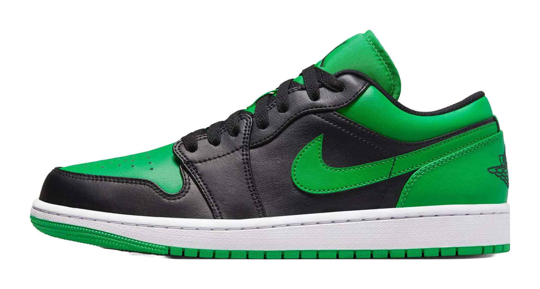 Jordan 1 Low Lucky Green  vjsneaker.com
