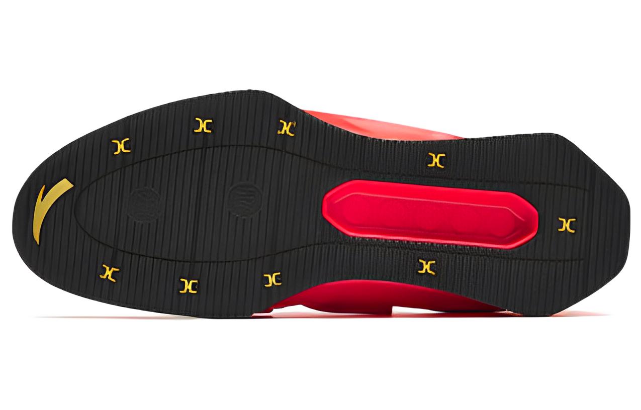 ANTA Tan Ding - Weightlifting Shoes Men's Red Gold Black – VJsneaker