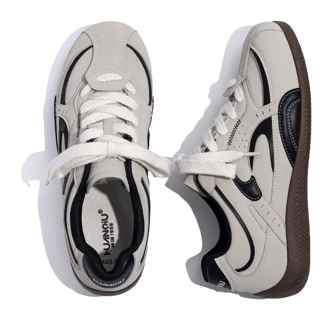 HUANQIU Lightweight Coverage Low top Skateboard Shoes Men's 