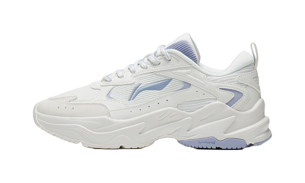 LiNing Stargazing Cushioning, Slip Resistant, Abrasion Resistant, Rebound Low top Running Shoes Women's White Blue 