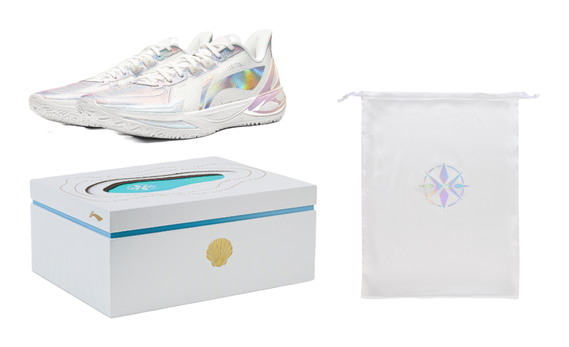 Li-Ning Liren 6 V2 "White Pearl" Gift Box Edition - Basketball Shoe Unisex White