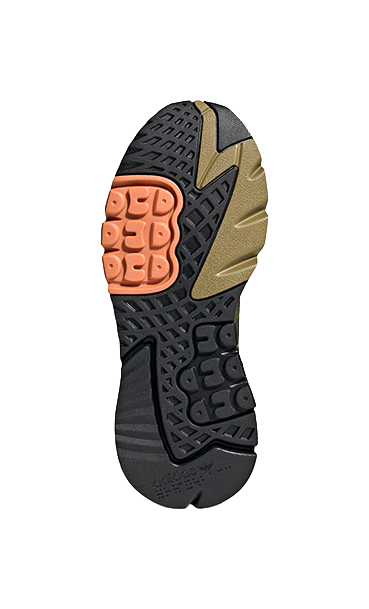 Adidas Nite Jogger Brown Dark Green  vjsneaker.com