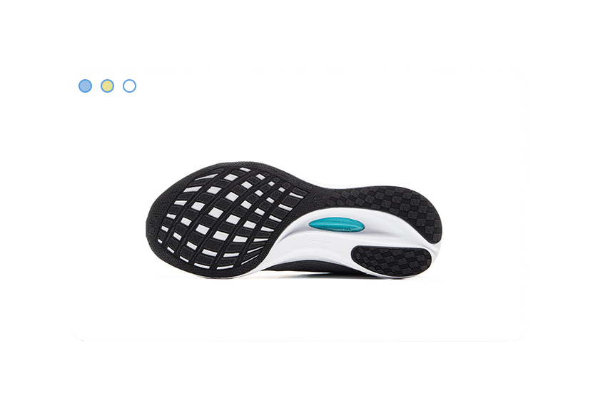 LINING YOUNG Slip-Resistant Cushioning Low-Top Kids' Running Shoes Black Gray Teenagers 