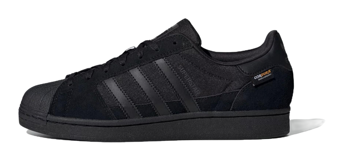 Adidas Superstar Black Carbon Cordura  vjsneaker.com
