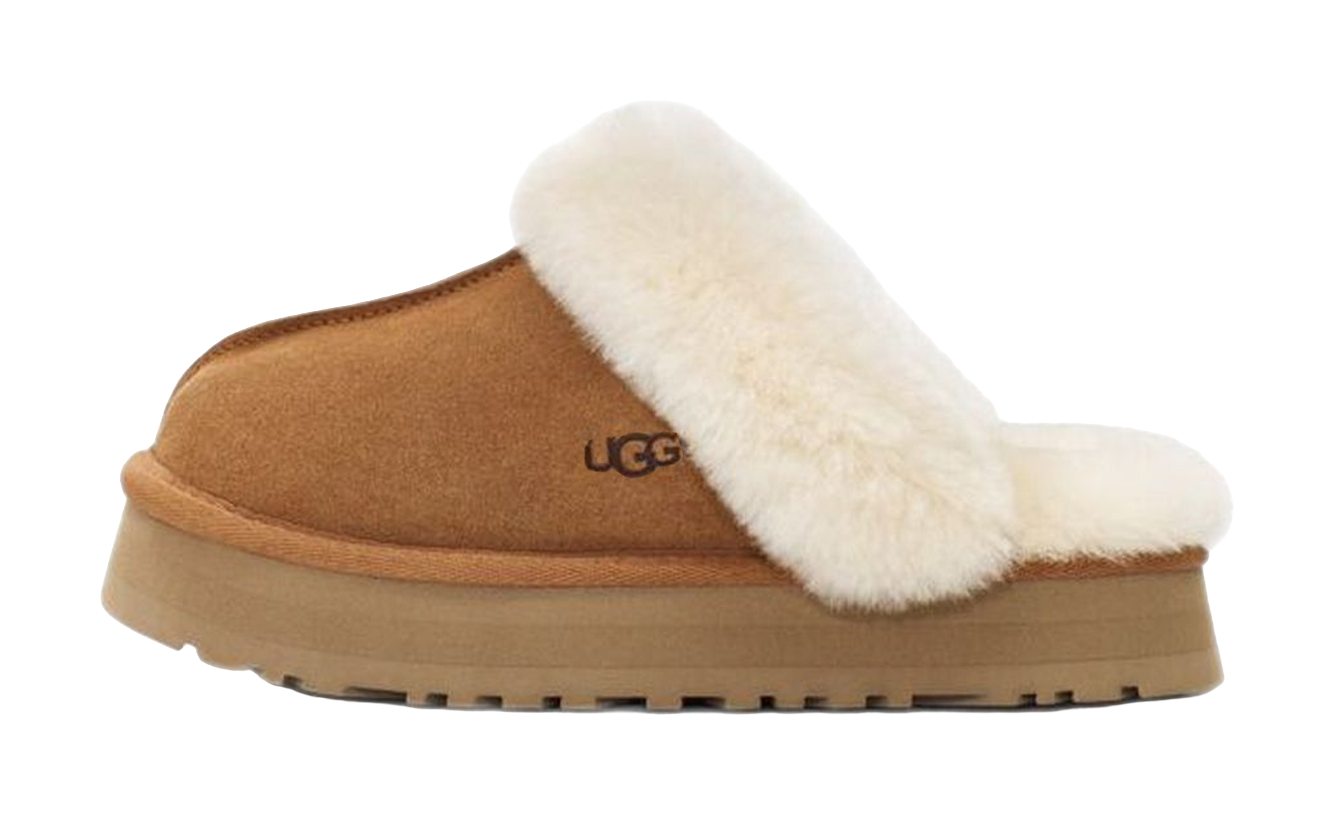 UGG Disquette Slippers Chestnut Womens  vjsneaker.com
