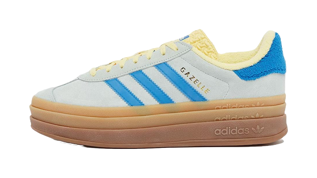 Adidas Wmns Gazelle Bold Almost Blue Yellow Womens  VJSNEAKER